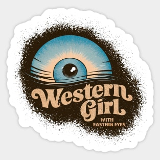 Western Girl Sticker